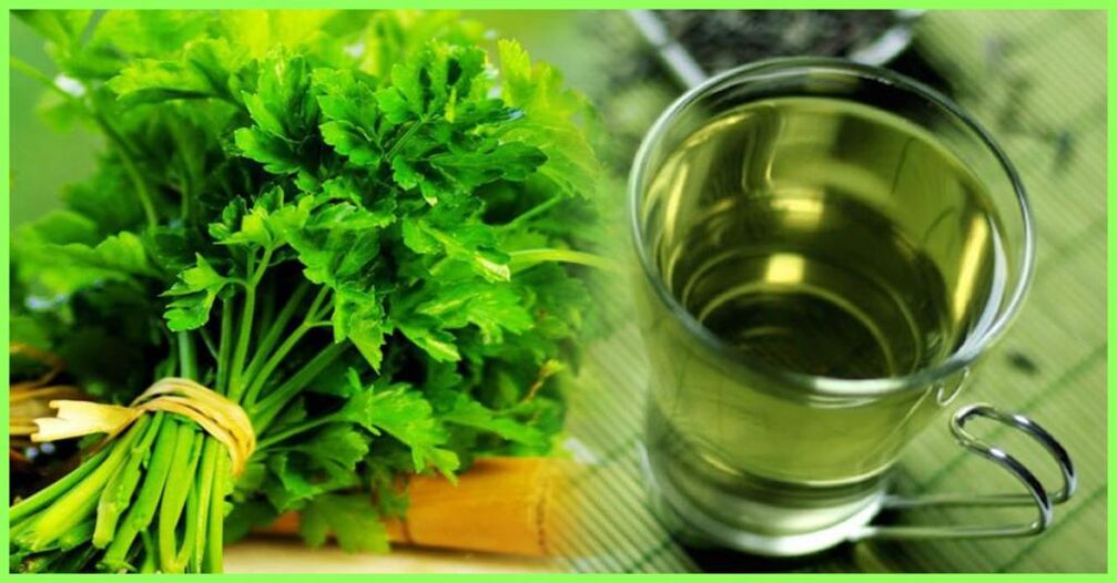 Parsley-based decoction is a healing medicine for the treatment of prostatitis