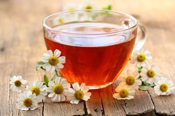 Chamomile decoction due to prostatitis