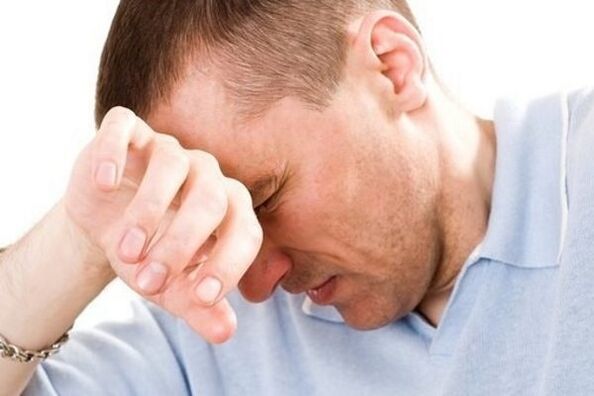 Pain in case of prostatitis